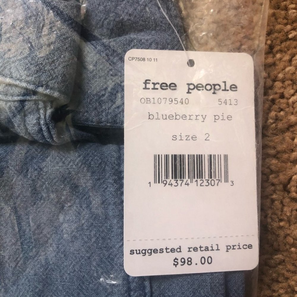 New! Free People Catching Feelings MIDI Skirt NWT - Picture 5 of 5